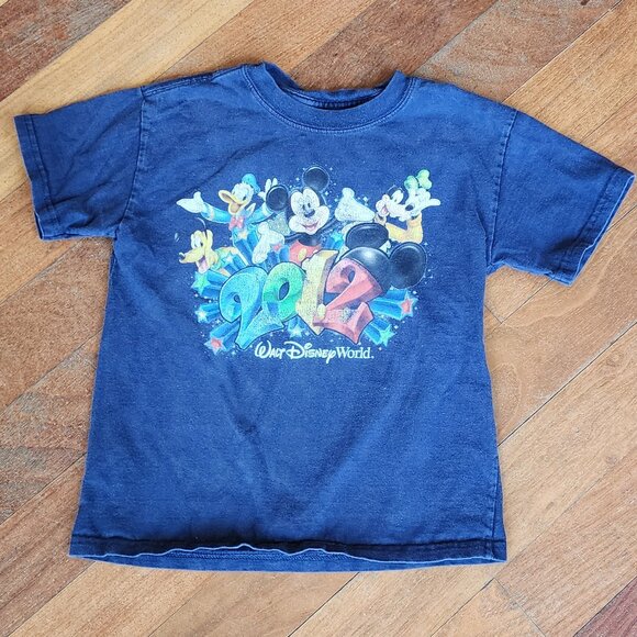 Disney World 2012 Toddler Navy T-Shirt Size XS - Picture 3 of 10